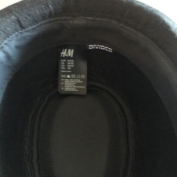 H&M FEDORA STYLE HAT (BLACK) MEDIUM - Picture 4 of 4